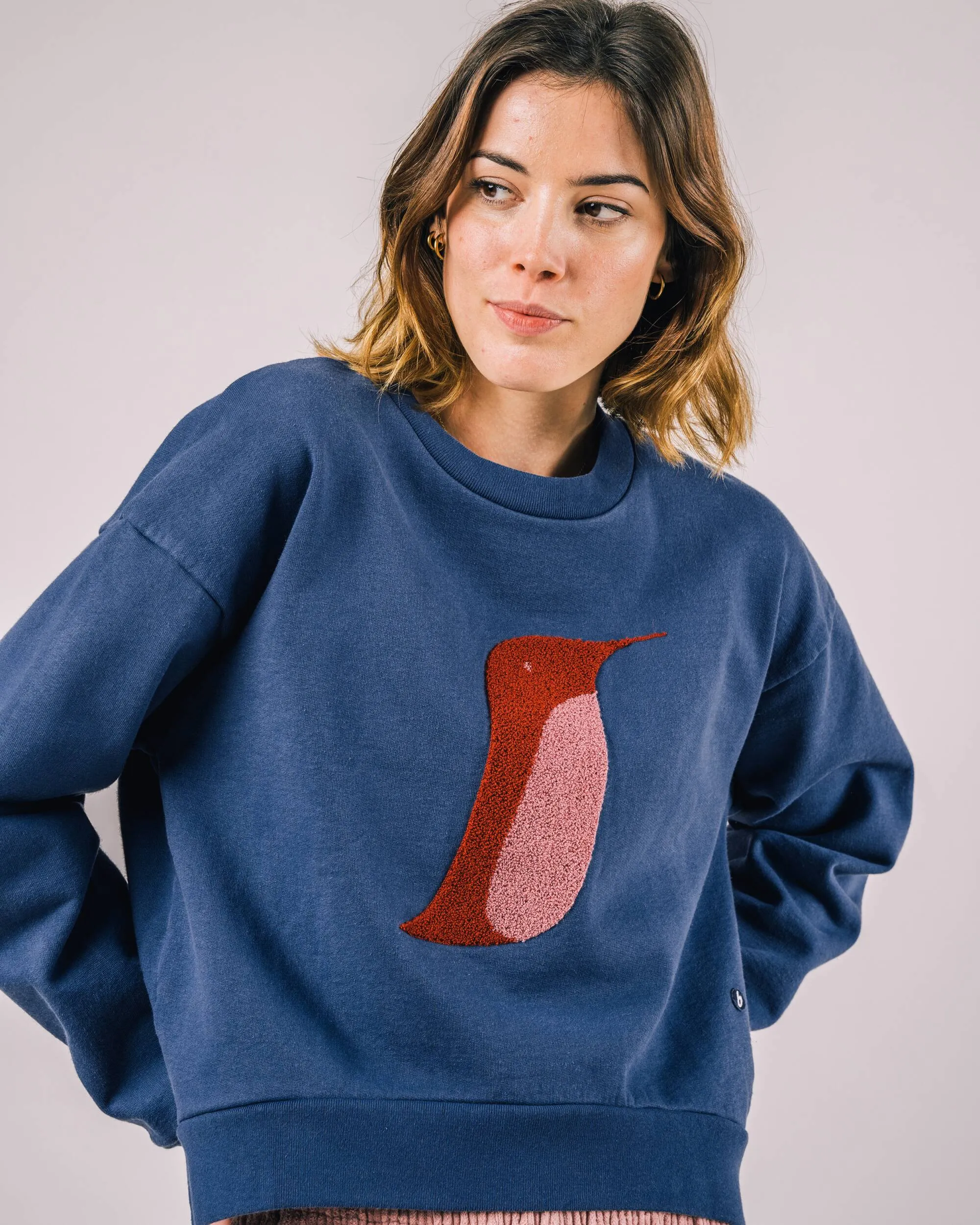 Penguin Rounded Sweatshirt Indigo