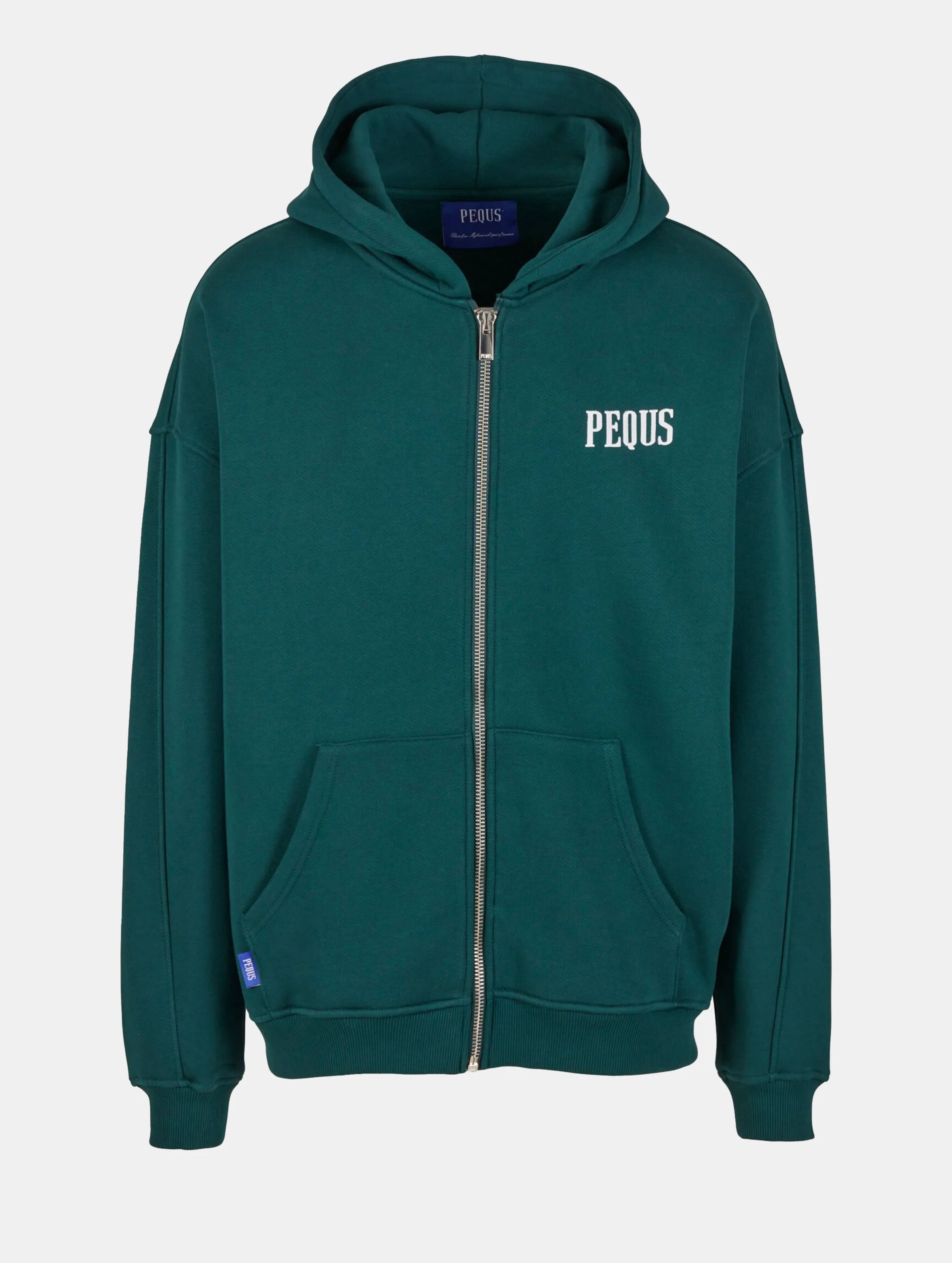 PEQUS Chest Logo Zip Hoodies