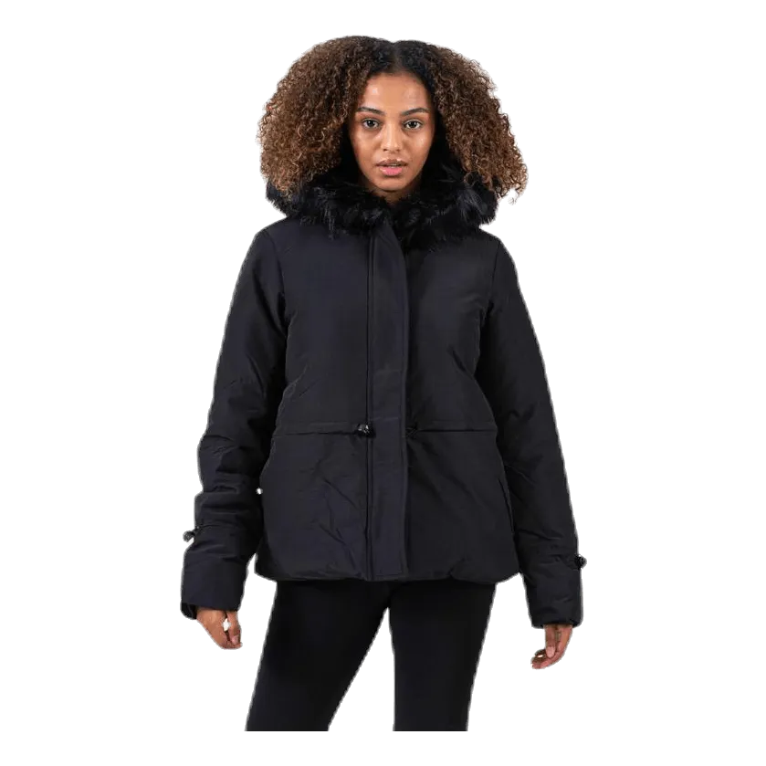 Pieces Hira Puffer Jacket Black