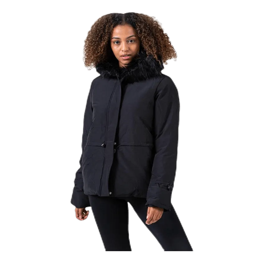 Pieces Hira Puffer Jacket Black