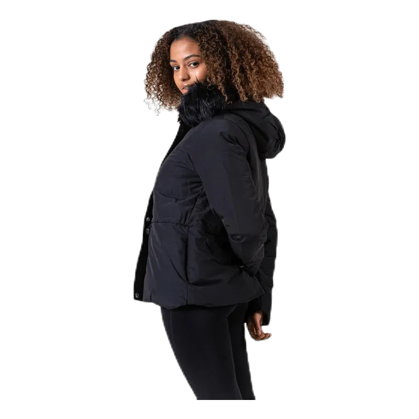 Pieces Hira Puffer Jacket Black