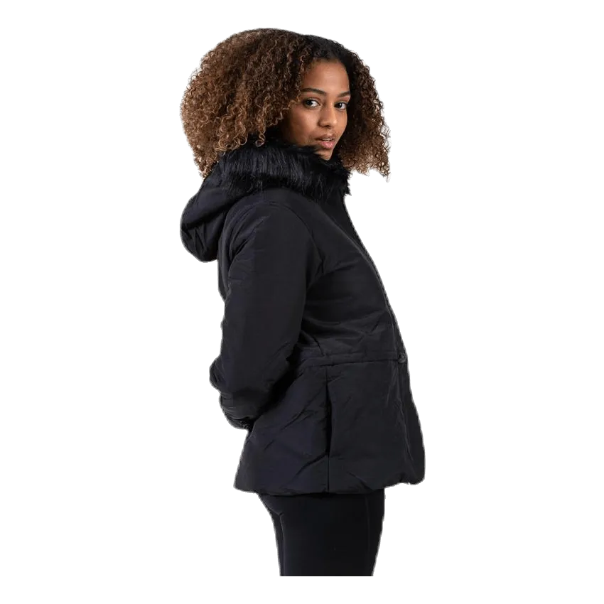 Pieces Hira Puffer Jacket Black