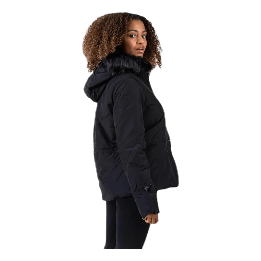 Pieces Hira Puffer Jacket Black