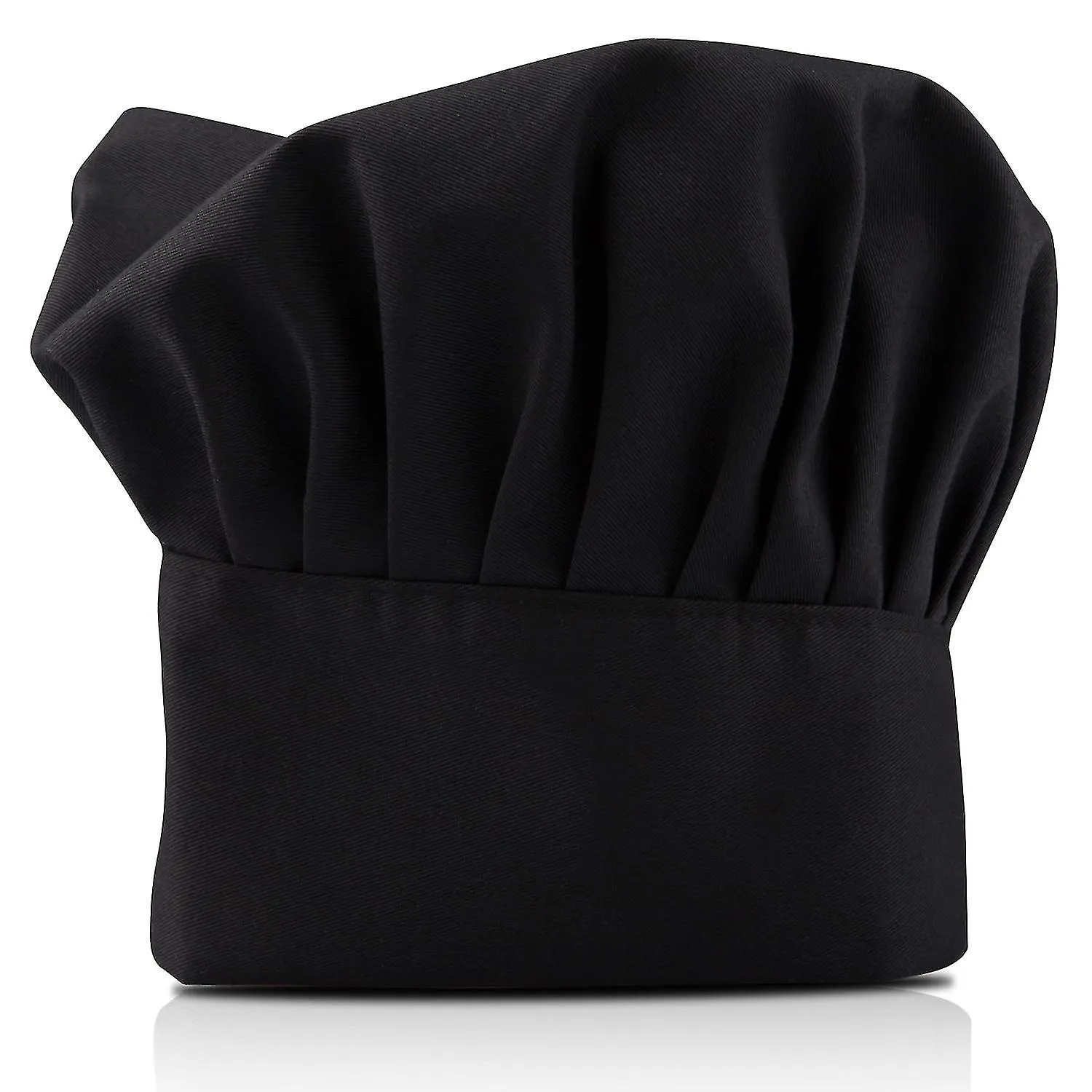 Professional Kitchen Chef Hat Black