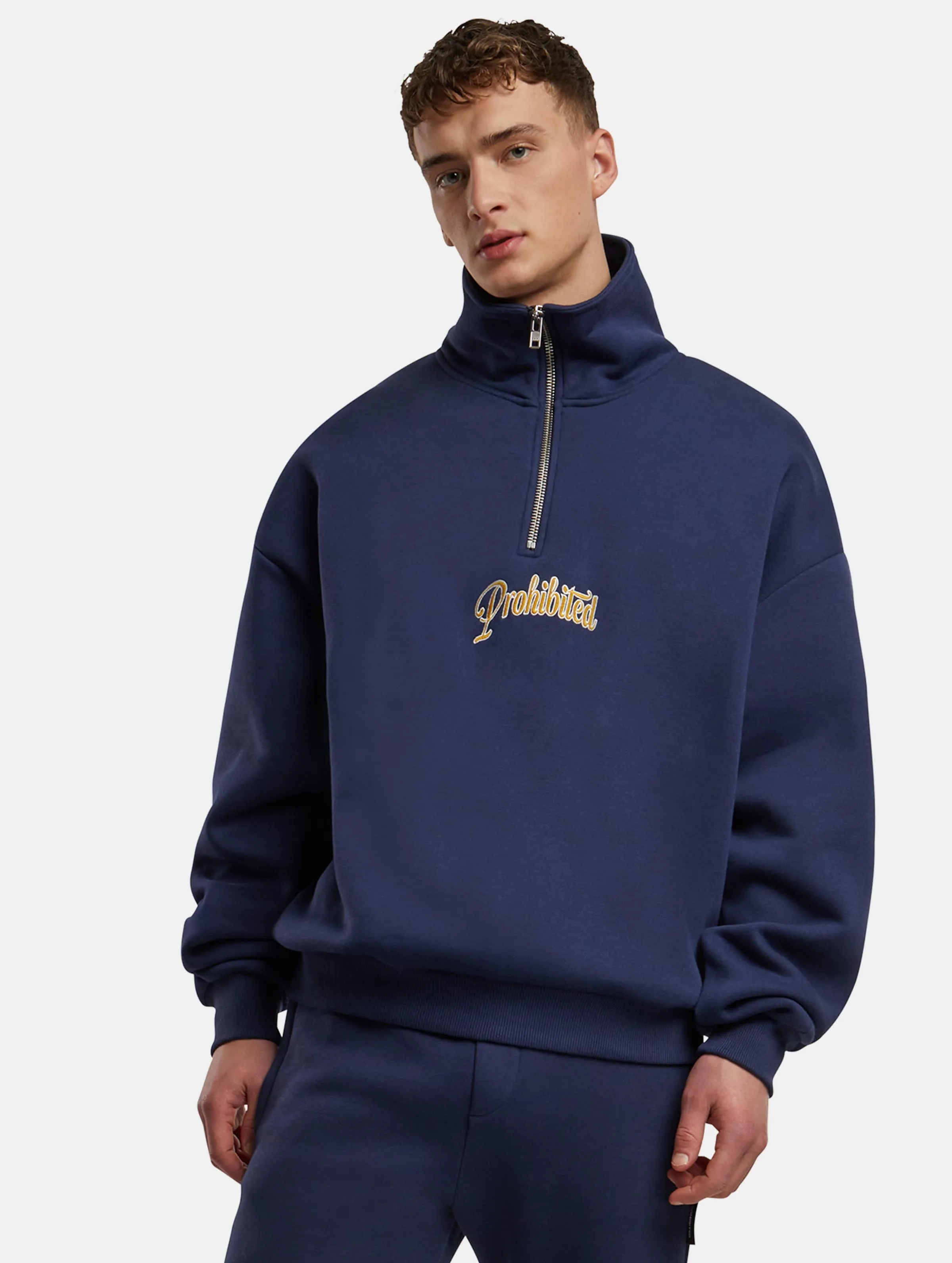 Prohibited Mitte Half Zip Hoodies