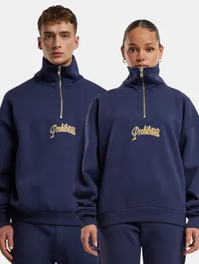 Prohibited Mitte Half Zip Hoodies