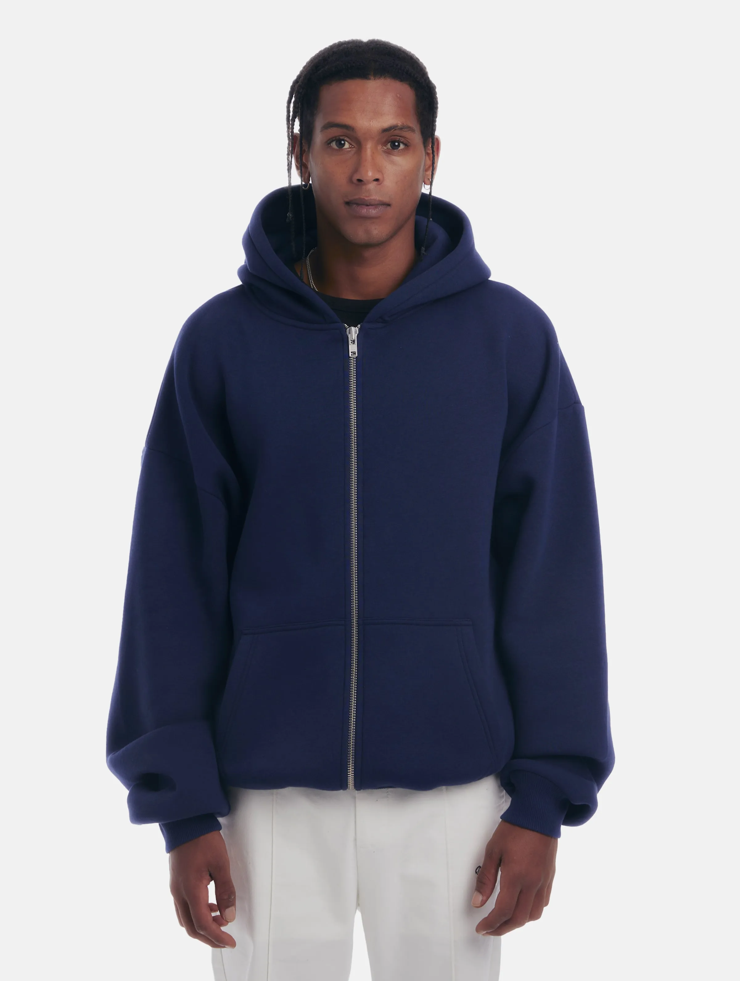 Prohibited Oversized Zip Hoodies