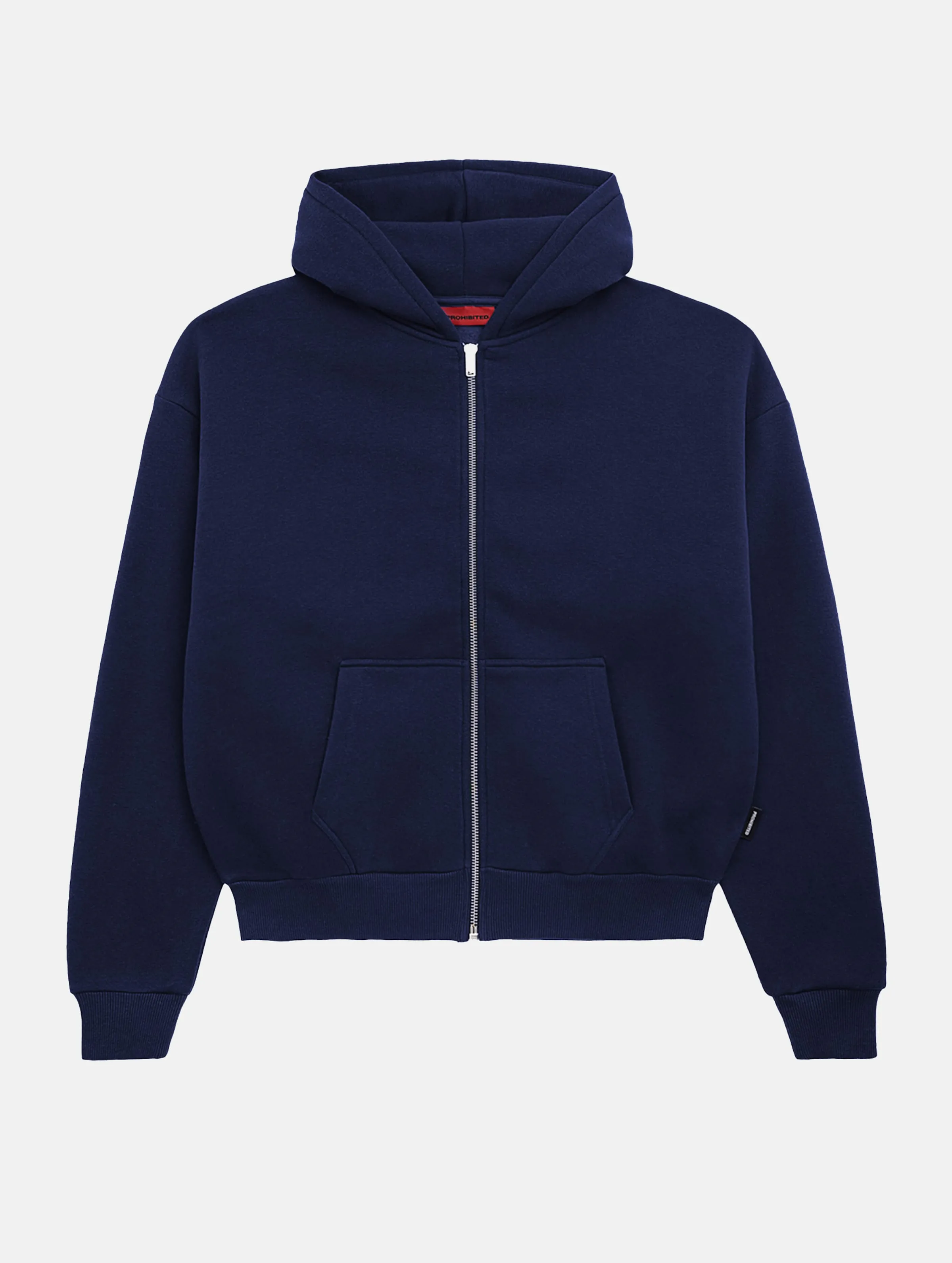 Prohibited Oversized Zip Hoodies