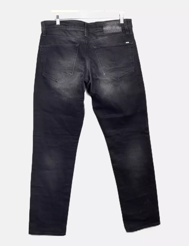 Raw Jeans negro regular fit