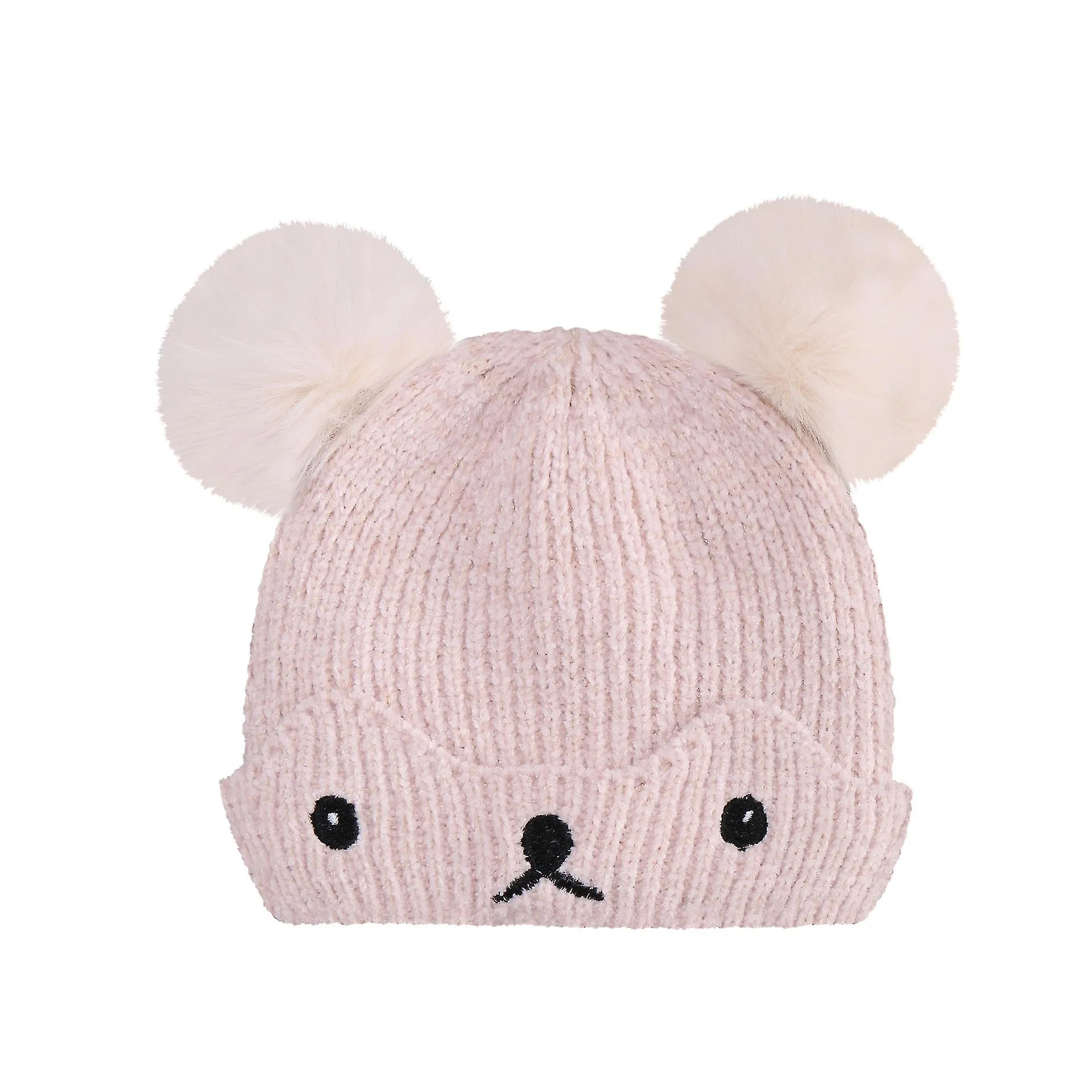 Rebirth Baby Trapper Hat With Double Pompom