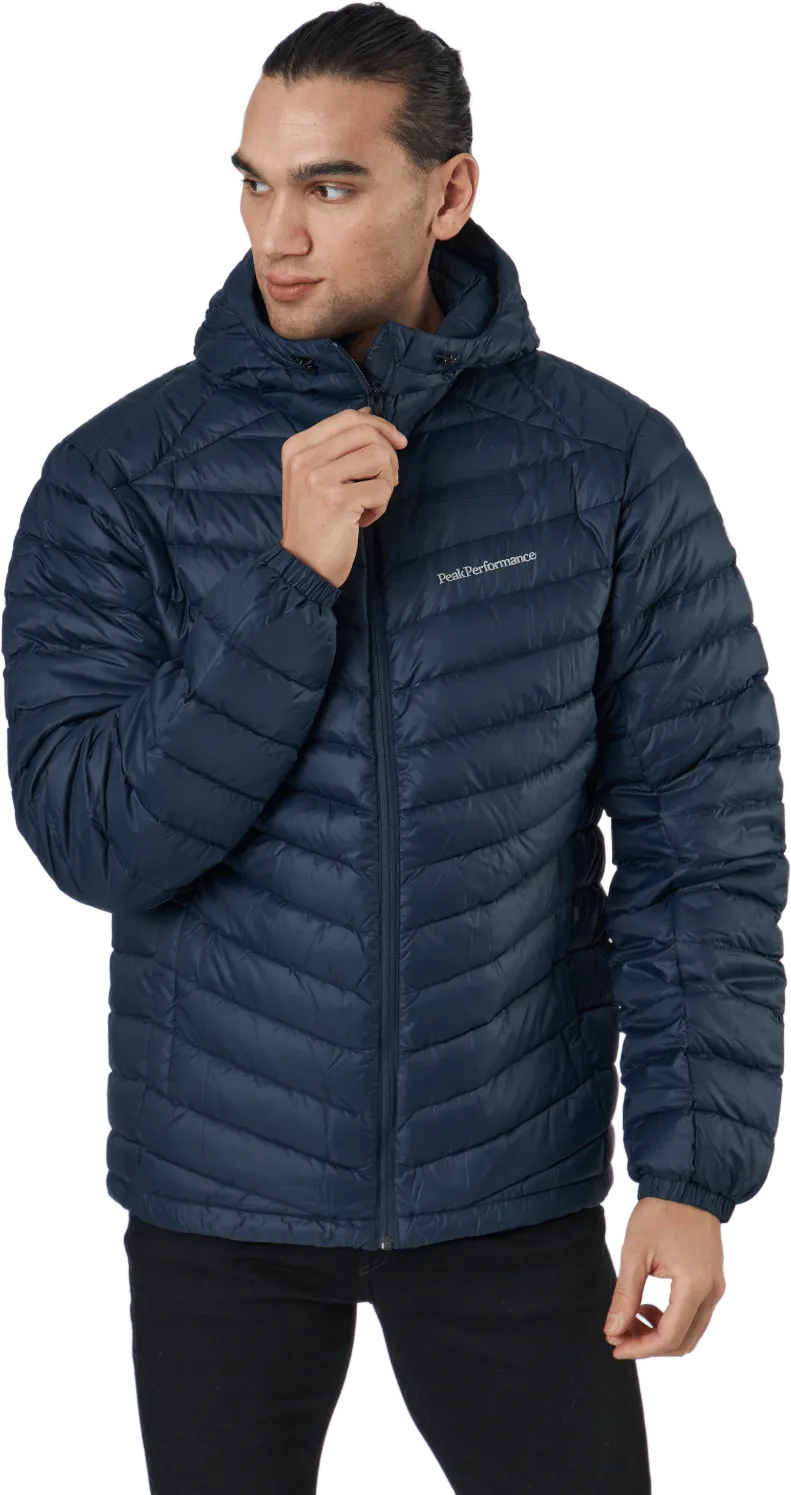 Rendimiento máximo M Frost Down Hood Jacket Blue Shadow