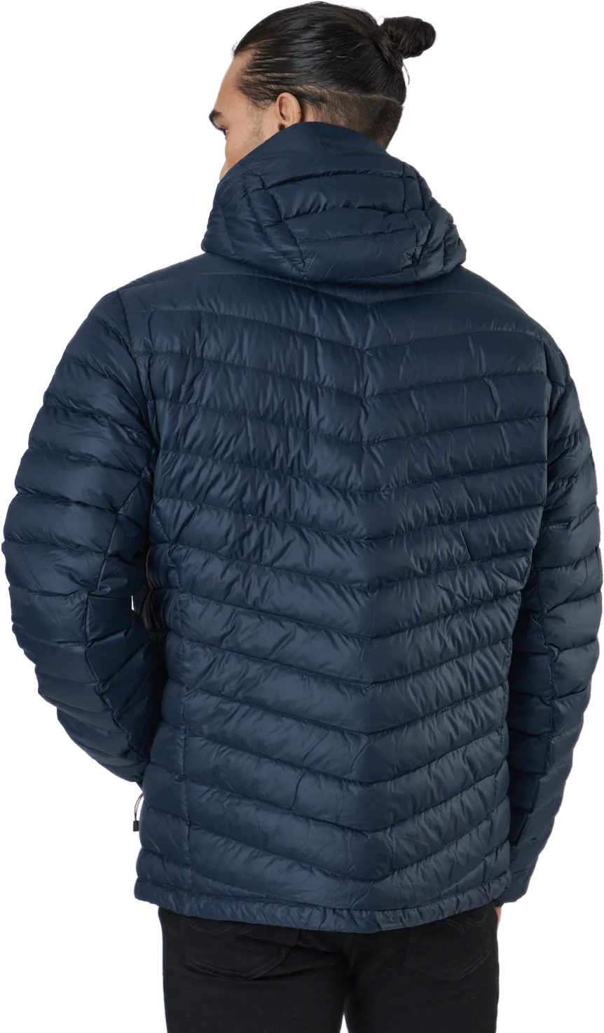 Rendimiento máximo M Frost Down Hood Jacket Blue Shadow