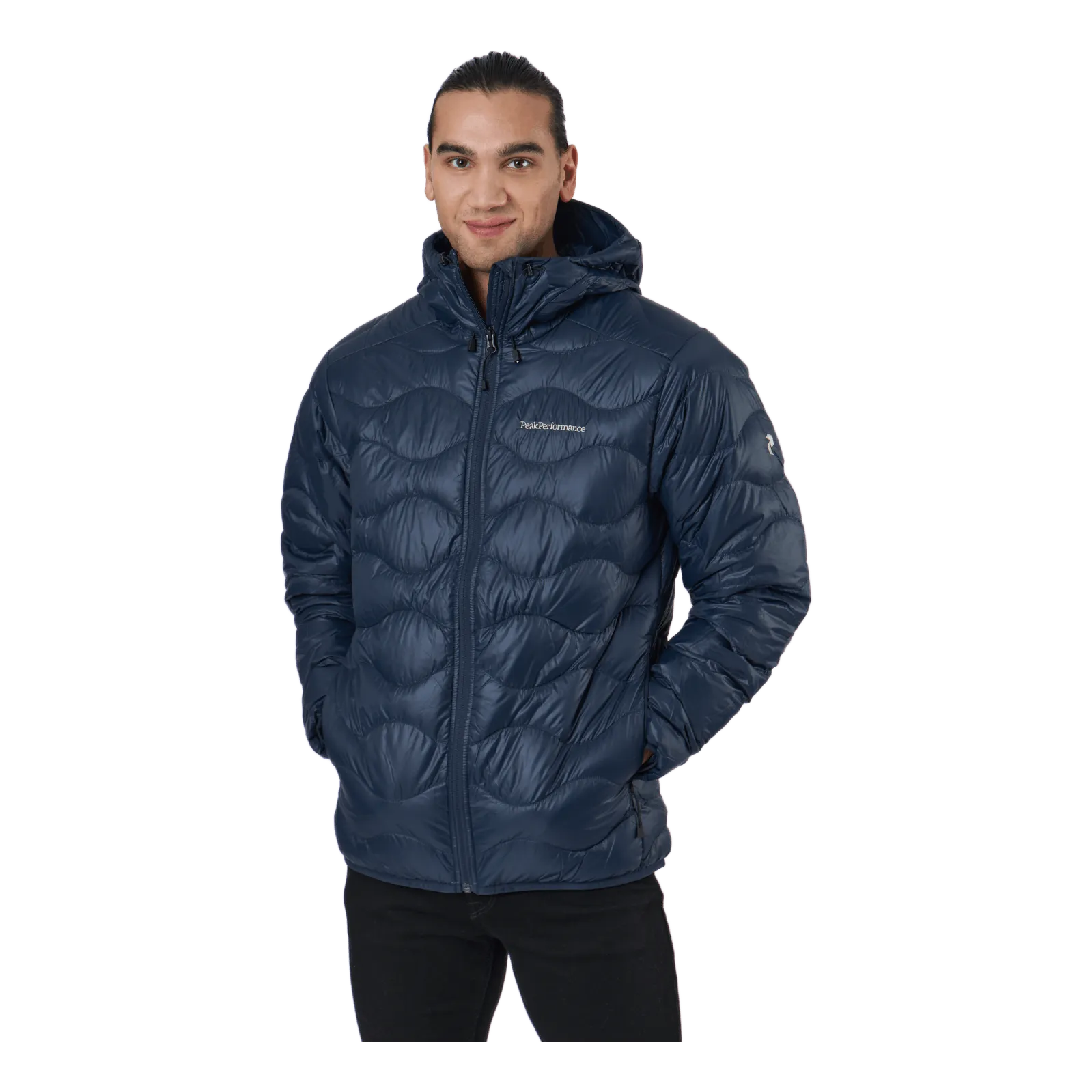 Rendimiento máximo M Helium Down Hood Jacket Blue Shadow