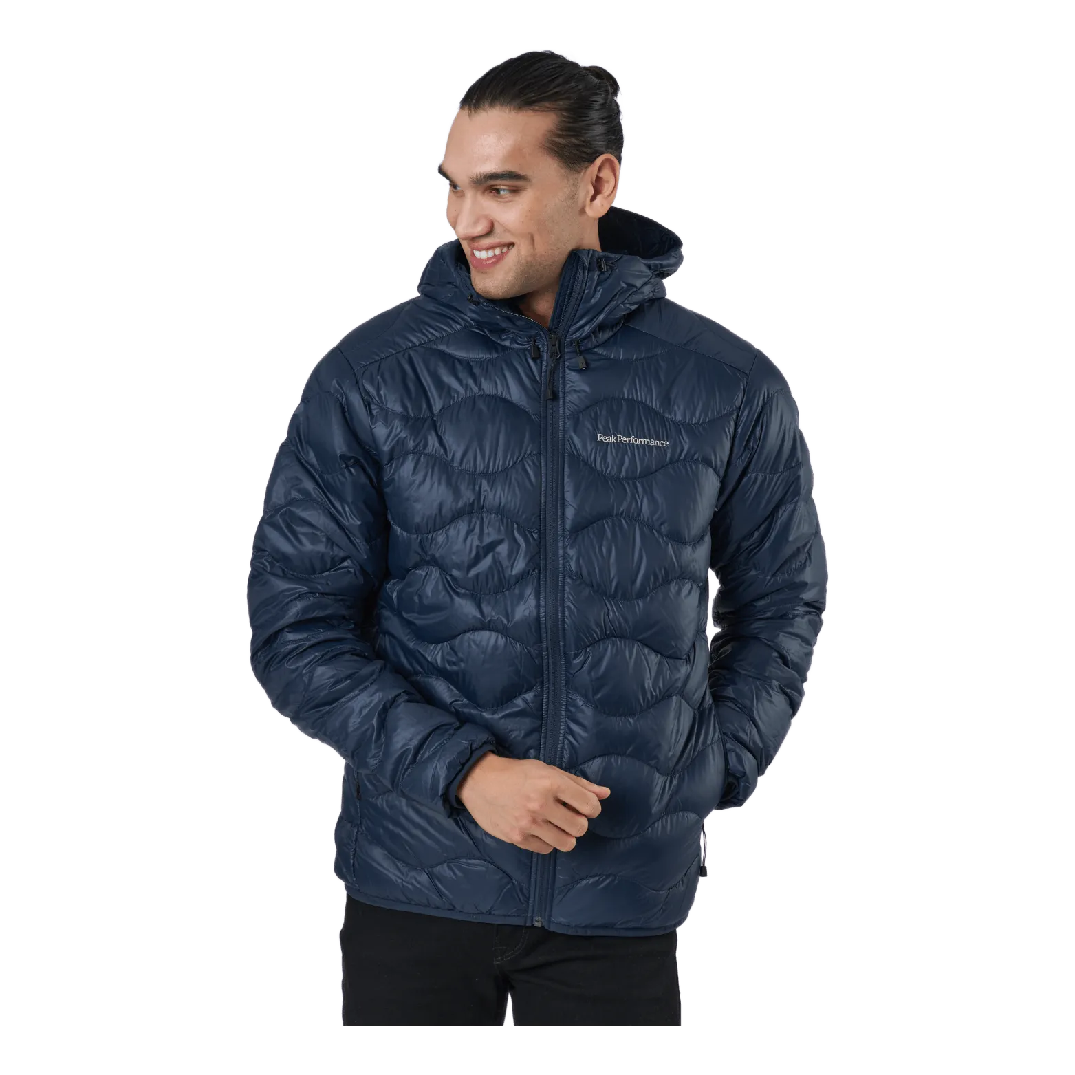 Rendimiento máximo M Helium Down Hood Jacket Blue Shadow