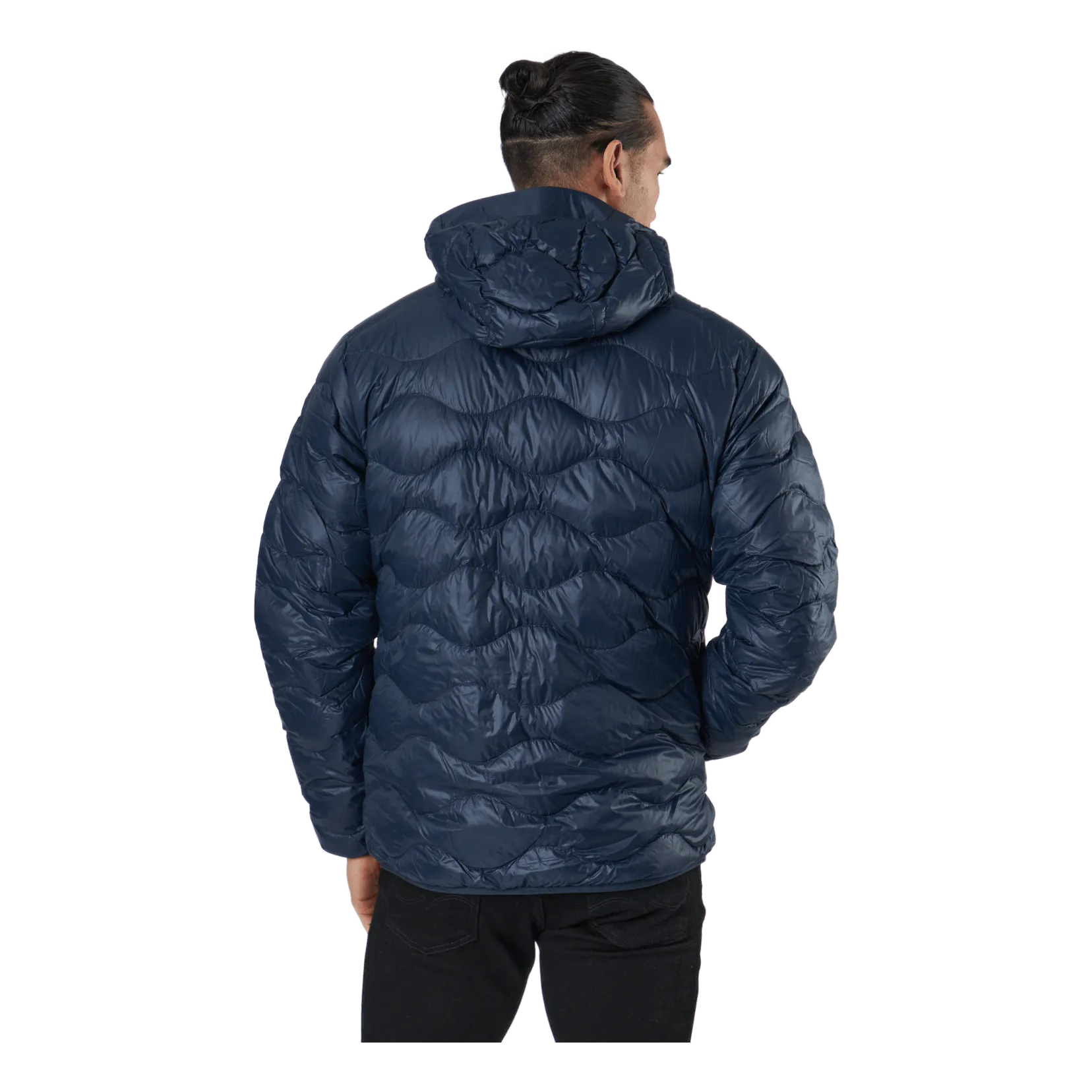 Rendimiento máximo M Helium Down Hood Jacket Blue Shadow