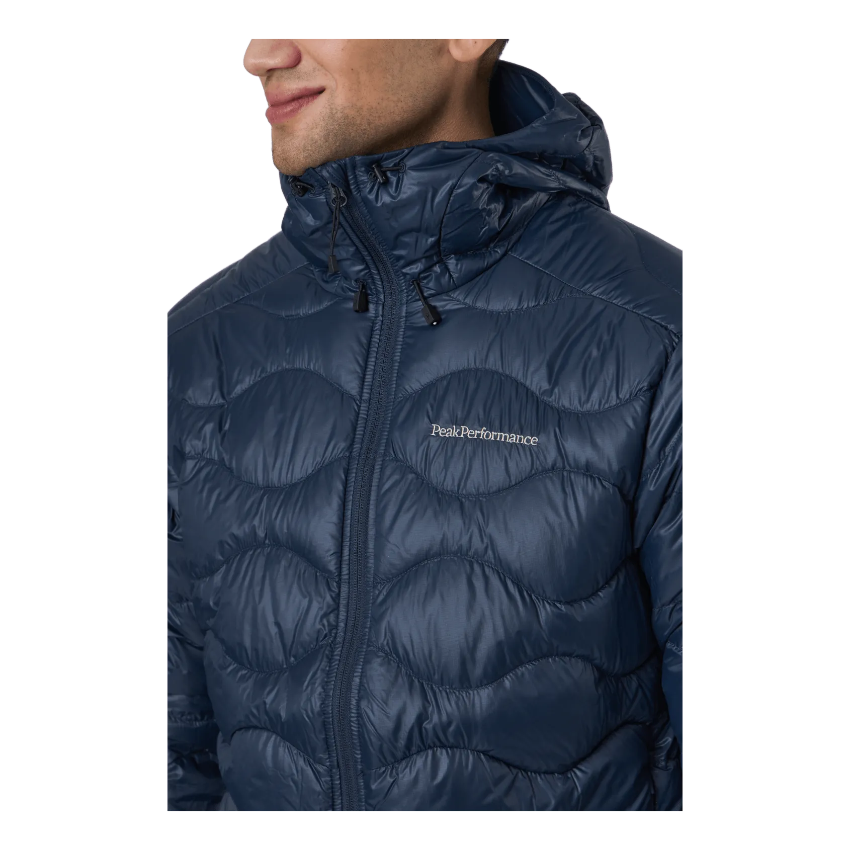 Rendimiento máximo M Helium Down Hood Jacket Blue Shadow