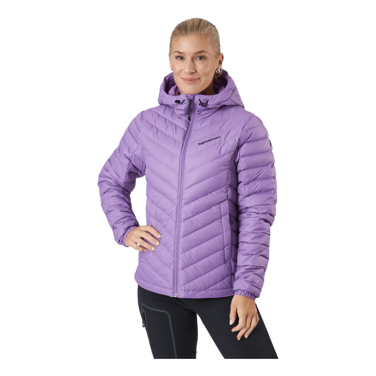 Rendimiento máximo W Frost Down Hood Jacket Action Lilac