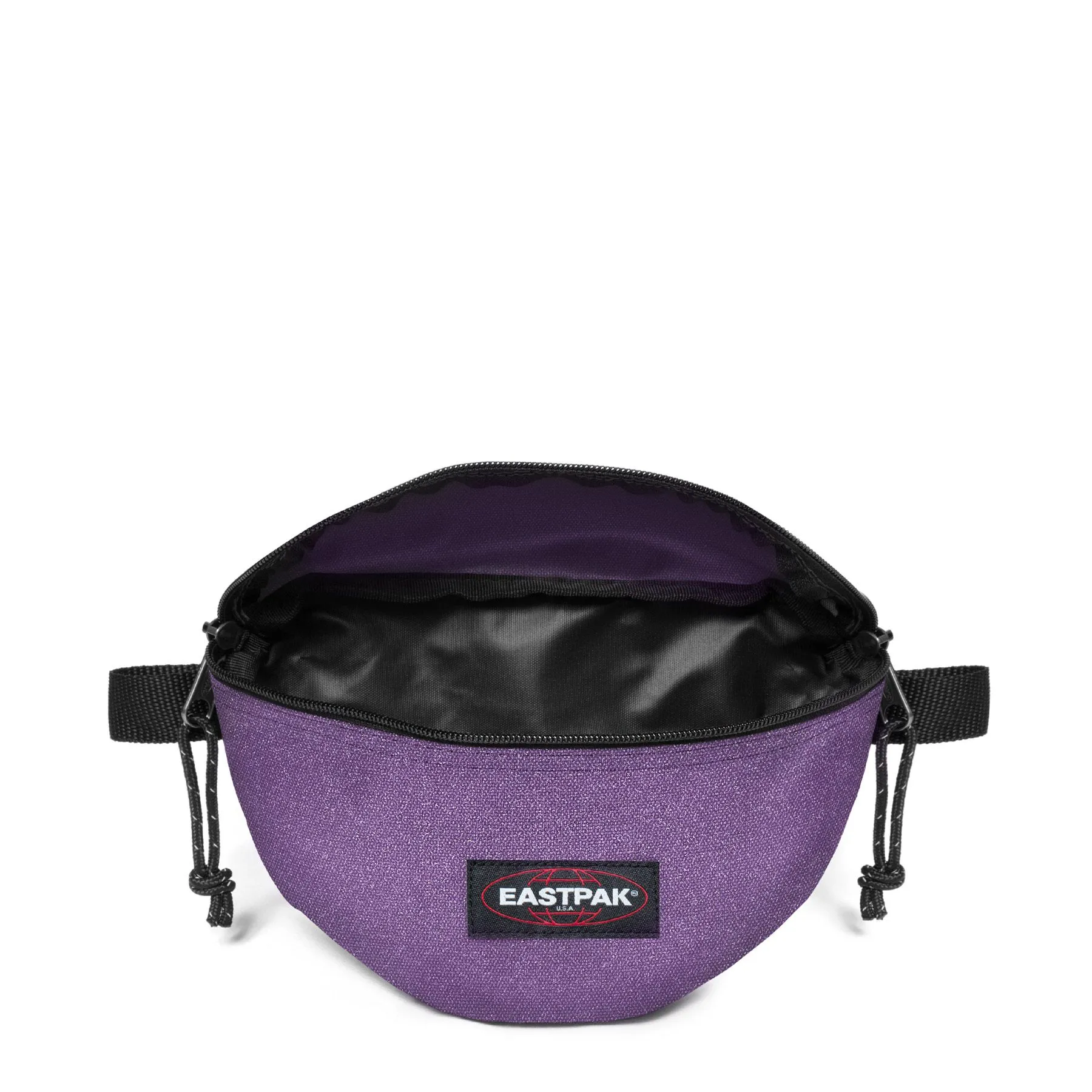 Riñonera Eastpak Springer 2 litros EK074I83 Sparkly Petunia lila brillante con purpurina brillante