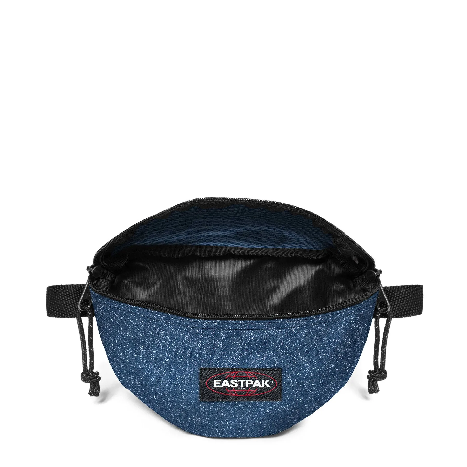 Riñonera Eastpak Springer 2 litros EK074N99 Spark Blue Azul con un toque purpurina