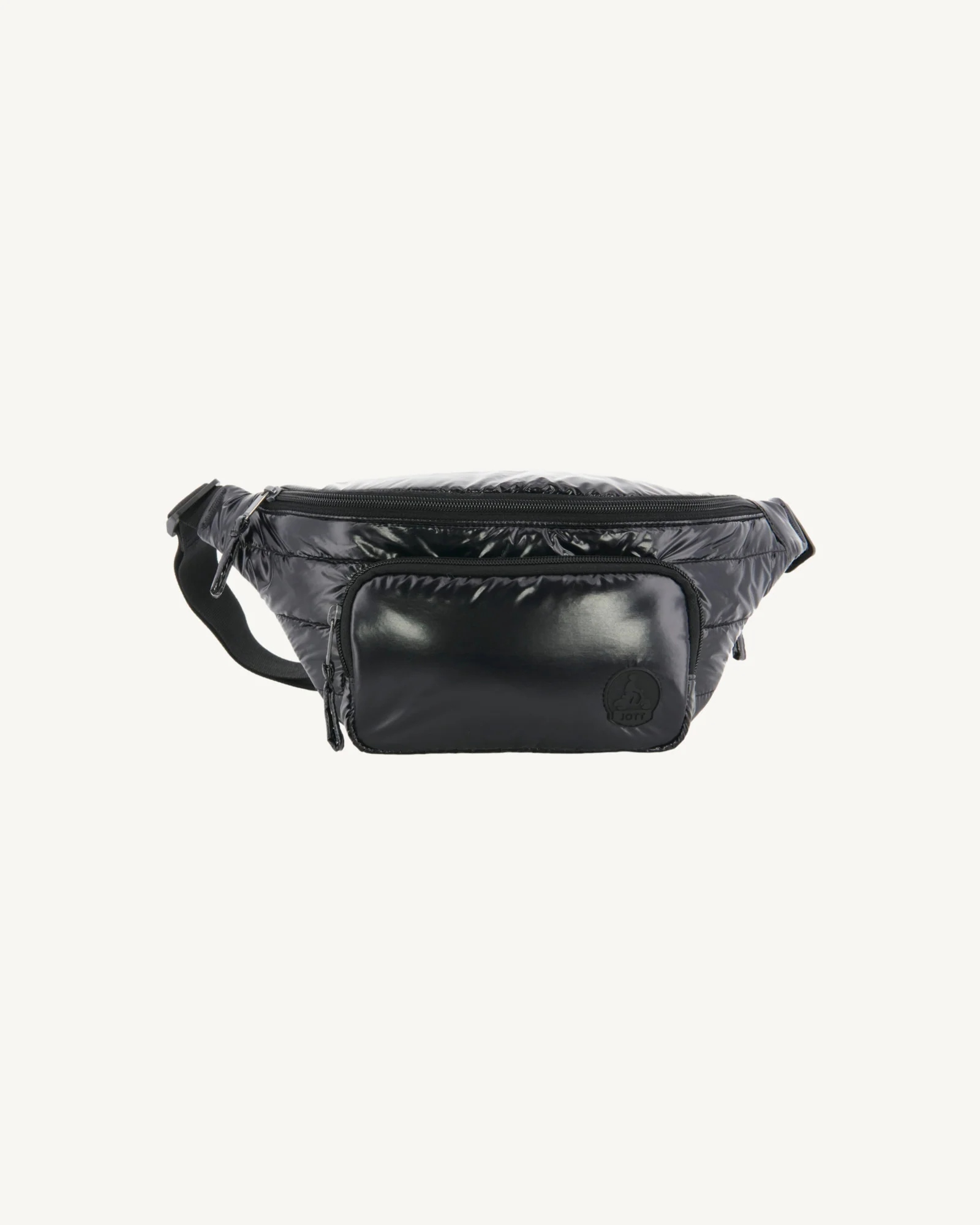 Riñonera Jott DENA  de plumas Chica FW23UBEB50 999-BLACK LAQUEE SAC SHOPPING- NEGRO