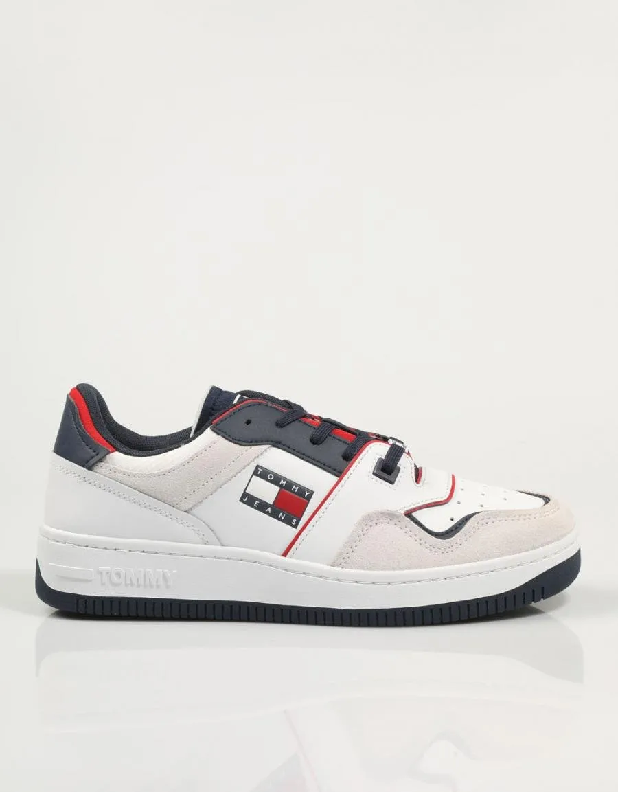  sapatilhas TOMMY HILFIGER Tommy Jeans Deconstructed Basket en Branco 78573