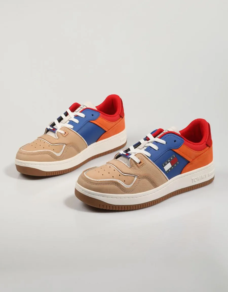  sneakers TOMMY HILFIGER Tommy Jeans Nubuck Basket en Multi colour 79923