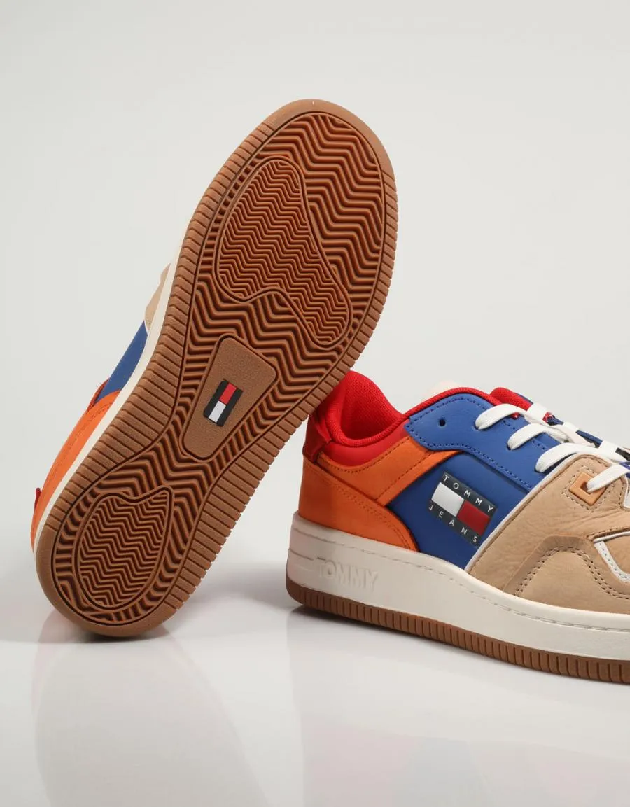  sneakers TOMMY HILFIGER Tommy Jeans Nubuck Basket en Multi colour 79923