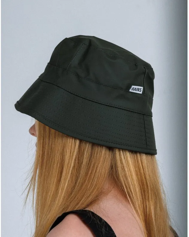 Sombrero de copa Rains 20010 Bucket Hat W2 Verde