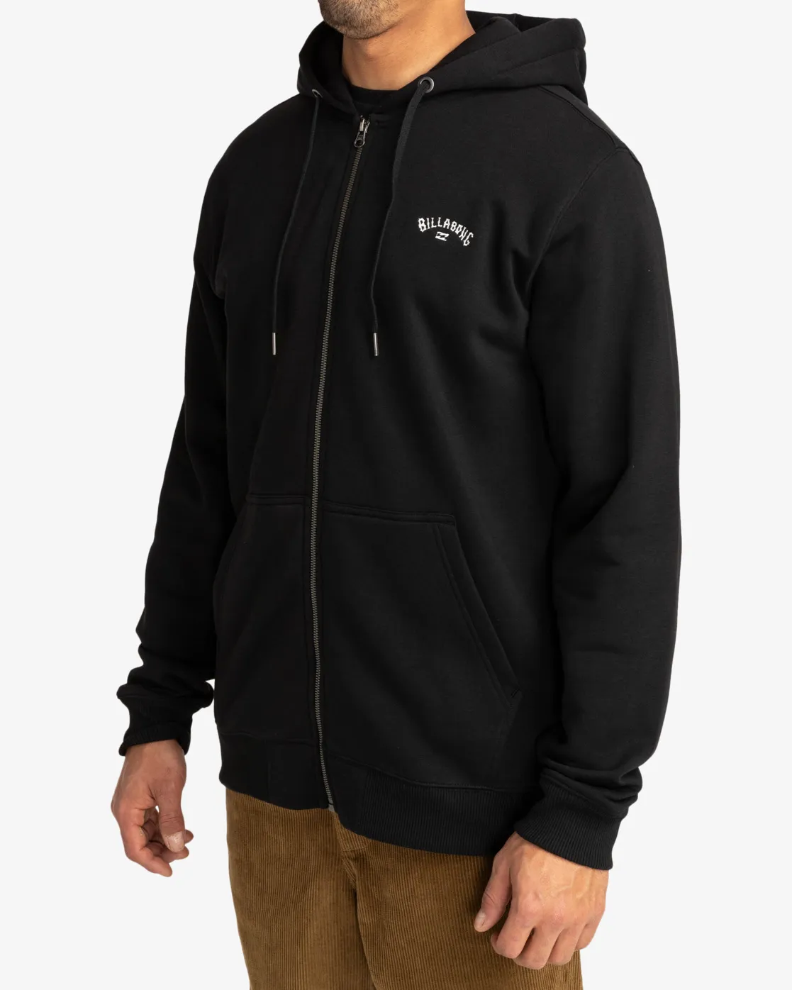 Sudadera BILLABONG casual con capucha y cremallera para Hombre ARCH ZH  BLACK Ref. EBYFT00108 negro