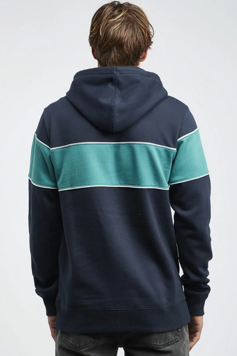 Sudadera Billabong chico con capucha edge pullover ref. q1ho01 BIF9 navy azul marino y verde botella