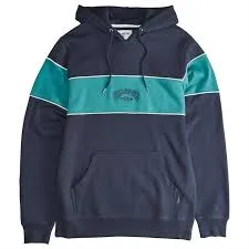 Sudadera Billabong chico con capucha edge pullover ref. q1ho01 BIF9 navy azul marino y verde botella