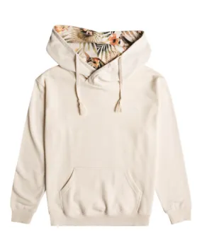 Sudadera BILLABONG con capucha flores para Mujer Louna Ref. SALT CRYSTAL (4194) blanco crema