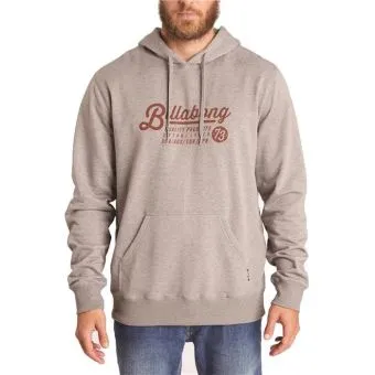 Sudadera Billabong Hombre con capucha saddle hood Grey Heather Ref. C1HO01 BIP7 Gris jaspeado