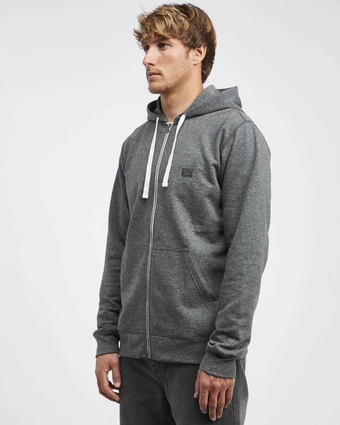 Sudadera Billabong Hombre con capucha y cremallera  ALL DAY ZIP HOOD REF. L1FL15  black gris