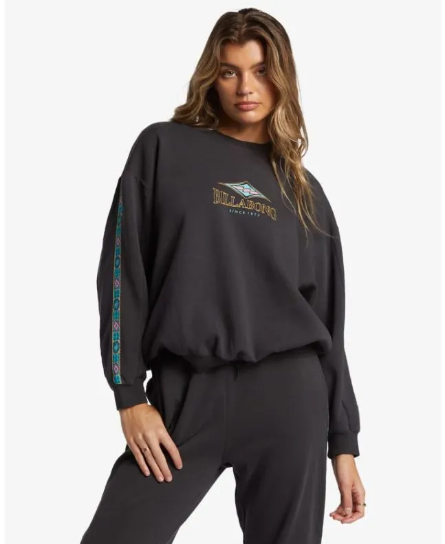 Sudadera Billabong Swipe Right Kendal Negra 