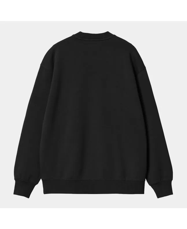 Sudadera Carhartt WIP W' Carhartt Sweatshirt Negro-Blanco