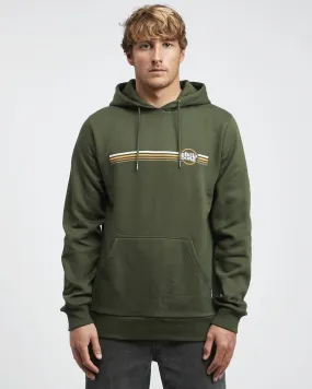 Sudadera chico con capucha Billabong Cruiser Stripe  ref. Q1HO10 BIF9 Dark military verde militar