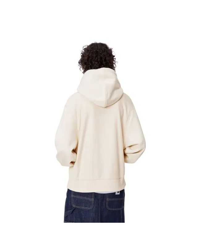 Sudadera con capucha Carhartt WIP W' Hooded American Script Sweatshirt Moonbeam