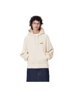 Sudadera con capucha Carhartt WIP W' Hooded American Script Sweatshirt Moonbeam