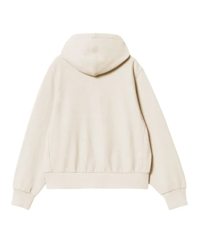 Sudadera con capucha Carhartt WIP W' Hooded American Script Sweatshirt Moonbeam