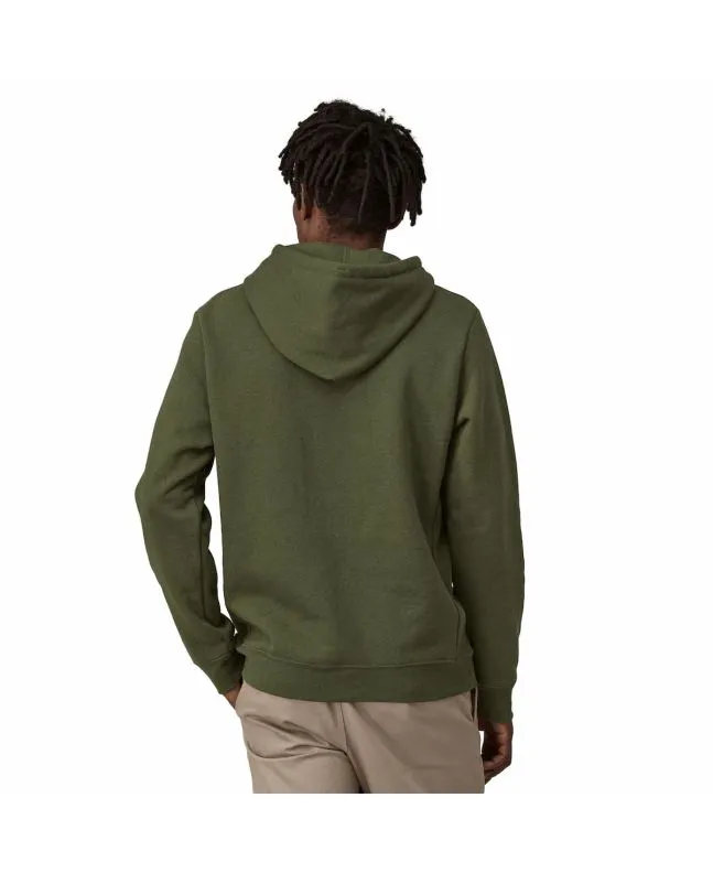 Sudadera con capucha Patagonia P-6 Logo Uprisal Verde Pino Unisex