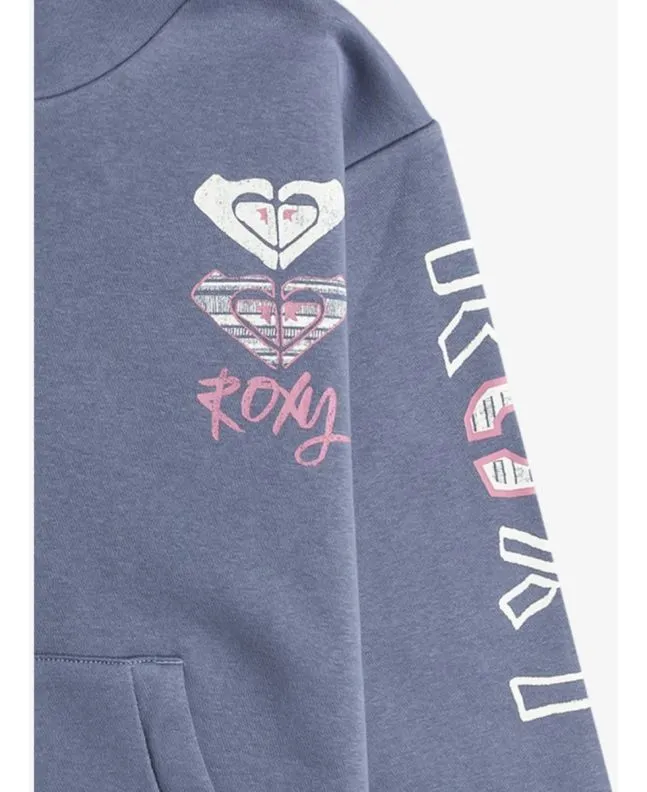 Sudadera con capucha Roxy Girl Surf Feeling Azul (8-16 años)