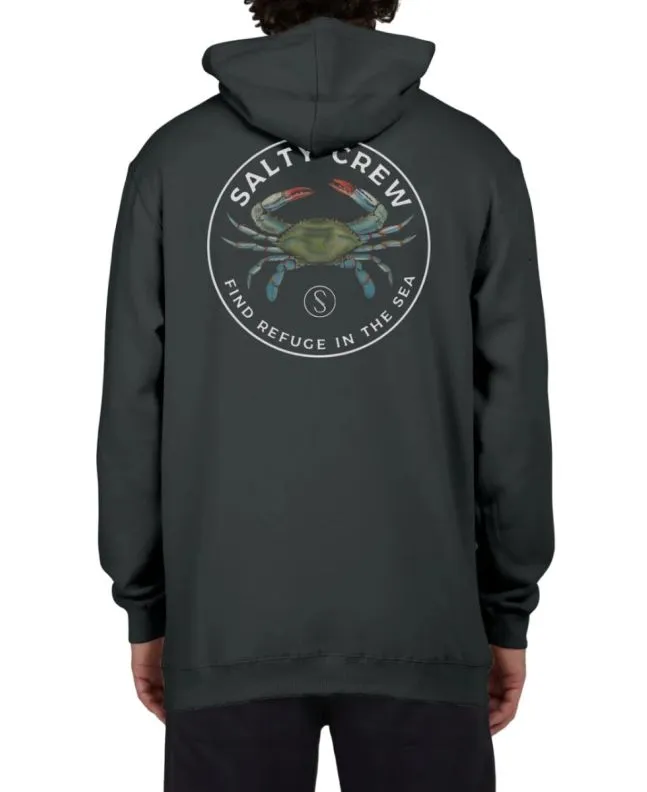 Sudadera con capucha Salty Crew Blue Crabber Charcoal