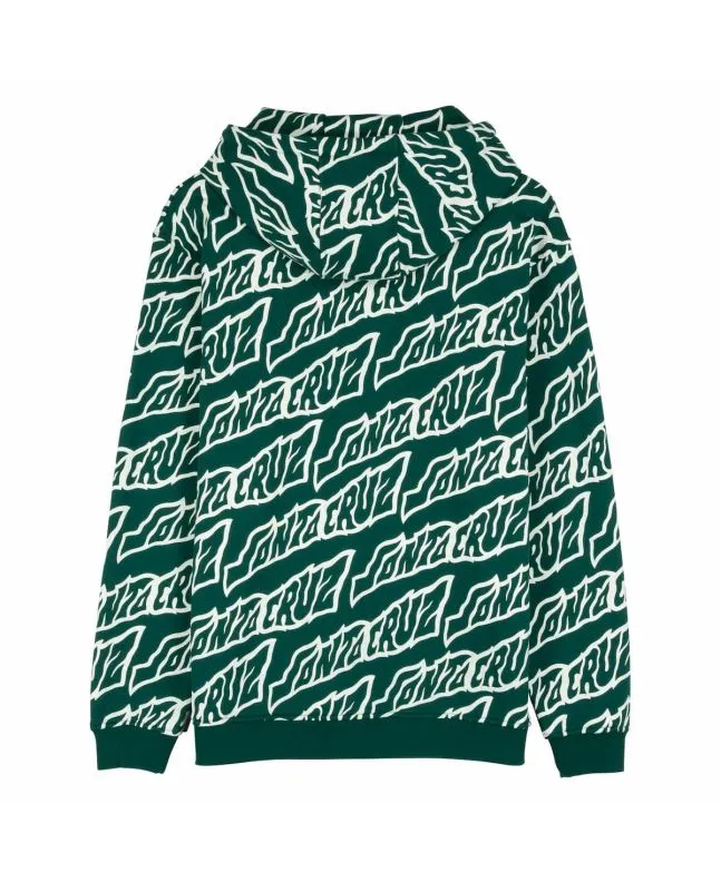 Sudadera con capucha Santa Cruz Creep Repeat Rainforest