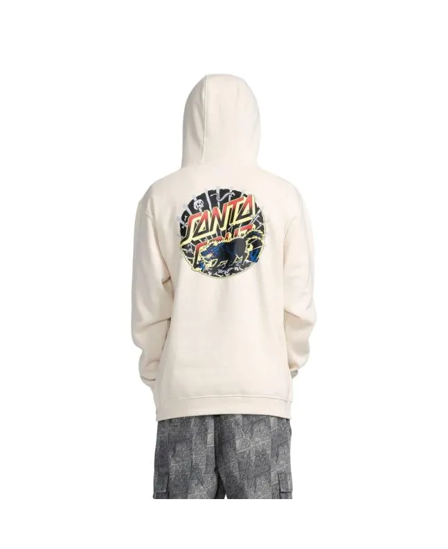 Sudadera con capucha Santa Cruz Kendall Wolf Dot Chalk