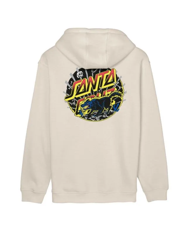 Sudadera con capucha Santa Cruz Kendall Wolf Dot Chalk