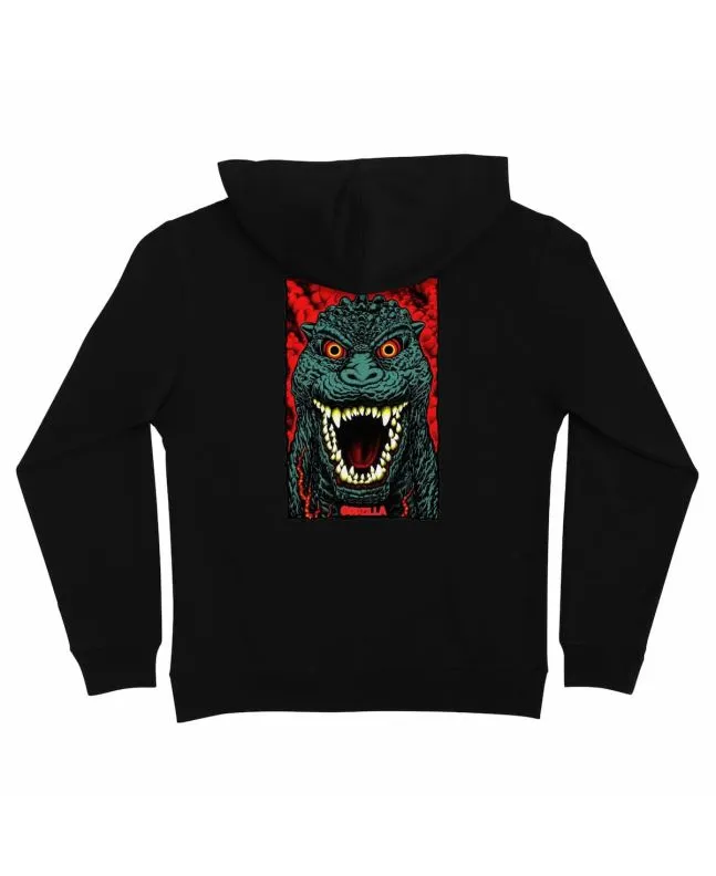 Sudadera con capucha Santa Cruz x Godzilla Destroyer Youth Negra (6-14 años)