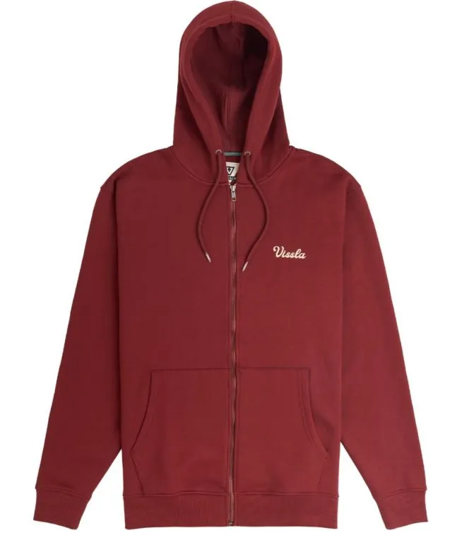 Sudadera con capucha y cremallera Vissla Coastal Fired Brick