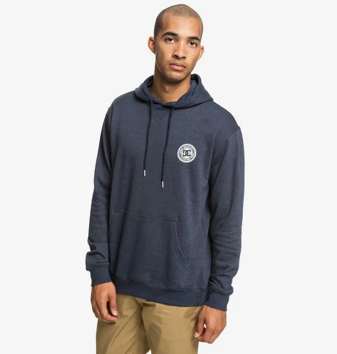 Sudadera DC SHOES Hombre con capucha REBEL BLACK IRIS (btl0) Ref. EDYFT03435 gris tejana