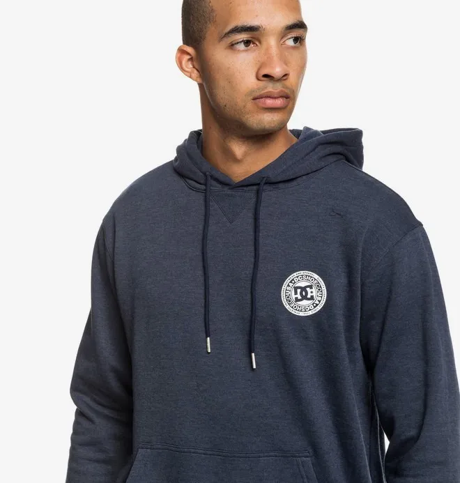 Sudadera DC SHOES Hombre con capucha REBEL BLACK IRIS (btl0) Ref. EDYFT03435 gris tejana